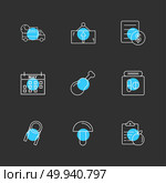 truck , dollar , celender , mushroom , truck , board , bill , dollar, celender , chicken , fitness , icon, vector, design,  flat,  collection, style, creative,  icons , mushroom , medicine , . Стоковая иллюстрация, агентство Ingram Publishing / Фотобанк Лори
