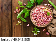 Red kidney beans. Haricot bean. Стоковое фото, агентство Ingram Publishing / Фотобанк Лори