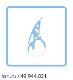 Icon of Pear. Blue frame design. Vector illustration. Стоковая иллюстрация, агентство Ingram Publishing / Фотобанк Лори