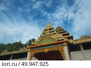 The temple has a beautiful art in Burma . Стоковое фото, агентство Ingram Publishing / Фотобанк Лори