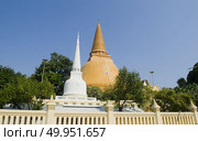 Phra Pathom Chedi, the tallest stupa in the world. It is located. Phra Pathom Chedi, the tallest stupa in the world. It is located in the town of Nakhon Pathom, Thailand. Стоковое фото, агентство Ingram Publishing / Фотобанк Лори
