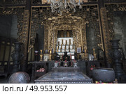 Interior of ancient shool in chinese traditional village hongcun in huangshan, anhui, china. Стоковое фото, агентство Ingram Publishing / Фотобанк Лори
