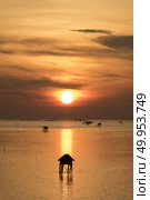 Fisherman house in sea. Стоковое фото, агентство Ingram Publishing / Фотобанк Лори