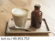 coffee latte with sugar. Стоковое фото, агентство Ingram Publishing / Фотобанк Лори