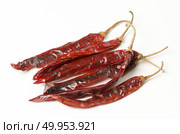 hot red pepper isolation on white background. Стоковое фото, агентство Ingram Publishing / Фотобанк Лори