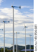 closeup of a windmill for renewable electric energy production. Стоковое фото, агентство Ingram Publishing / Фотобанк Лори