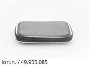 external HDD hard disk case, isolated on white background. Стоковое фото, агентство Ingram Publishing / Фотобанк Лори