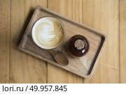 coffee latte with sugar. Стоковое фото, агентство Ingram Publishing / Фотобанк Лори