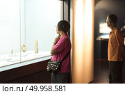 TAIPEI, TAIWAN - November 24 : Many tourist people walk in Taipei’s National Palace Museum on November 24, 2016 in Taipei, Taiwan, Asia. Редакционное фото, агентство Ingram Publishing / Фотобанк Лори