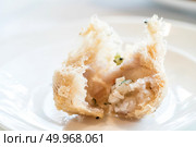 Chinese dim sum Fried taro dumplings - Chinese groumet cuisine. Стоковое фото, агентство Ingram Publishing / Фотобанк Лори