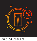 Garments icon design vector. Стоковая иллюстрация, агентство Ingram Publishing / Фотобанк Лори