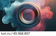 Abstract Background Moving Spiral cosmic black hole galaxy. AI Generative. Стоковое AI-видео, аниматор Spirit River / Фотобанк Лори