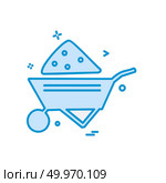 Labour trolly icon design vector. Стоковая иллюстрация, агентство Ingram Publishing / Фотобанк Лори