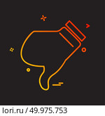 Dislike icon design vector. Стоковая иллюстрация, агентство Ingram Publishing / Фотобанк Лори