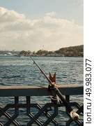 view of the Bosphorus, and the city, from the Galata Bridge Istanbul Turkey. a view of the Bosphorus, and the city, Стоковое фото, агентство Ingram Publishing / Фотобанк Лори
