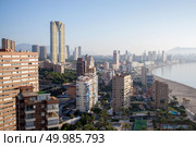 Spain, top view of the of Benidorm, Spain. Spain, top view of the Benidorm. Стоковое фото, агентство Ingram Publishing / Фотобанк Лори