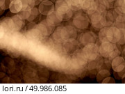 yellow christmas lights, festive blurred bokeh background. festive blurred bokeh background. Стоковое фото, агентство Ingram Publishing / Фотобанк Лори