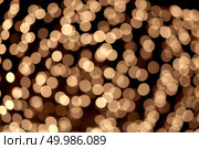 christmas elegant abstract background with bokeh lights. festive golden bokeh background. Стоковое фото, агентство Ingram Publishing / Фотобанк Лори