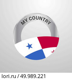 Panama My Country Flag badge. Стоковая иллюстрация, агентство Ingram Publishing / Фотобанк Лори