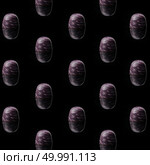chocolate candy on a black texture. pattern, background of chocolates. chocolate candy on a black background. Стоковое фото, агентство Ingram Publishing / Фотобанк Лори