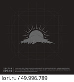 Sun Cloud Icon. Стоковая иллюстрация, агентство Ingram Publishing / Фотобанк Лори