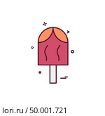 Icecream icon design vector. Стоковая иллюстрация, агентство Ingram Publishing / Фотобанк Лори