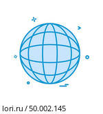 glob map icon vector design. Стоковая иллюстрация, агентство Ingram Publishing / Фотобанк Лори