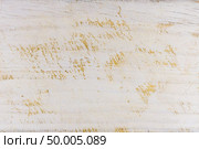 Wood painted white worn and scratched background texture. Стоковое фото, агентство Ingram Publishing / Фотобанк Лори