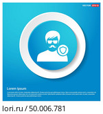 Protected user icon. Стоковая иллюстрация, агентство Ingram Publishing / Фотобанк Лори