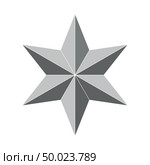 3d beveled star. Стоковая иллюстрация, иллюстратор Максим Гребешков / Фотобанк Лори