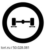 Fix car wheels Computer wheel balancer icon black color vector illustration flat style simple imagein circle round. Стоковая иллюстрация, агентство Ingram Publishing / Фотобанк Лори