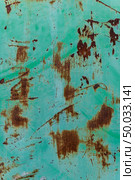 Green grunge chipped paint rusty textured metal. Стоковое фото, агентство Ingram Publishing / Фотобанк Лори