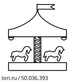 Carousel roundabout merry-go-round Vintage merry-go-round icon black color outline vector illustration flat style simple image. Carousel roundabout merry-go-round Vintage merry-go-round icon black color outline vector illustration flat style image. Стоковая иллюстрация, агентство Ingram Publishing / Фотобанк Лори