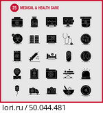 Medical And Health Care Solid Glyph Icon for Web, Print and Mobile UX/UI Kit. Such as: Heart, Care, Medical, Medical, Medicine, Hospital, Tablets, Medical, Pictogram Pack. - Vector. Стоковая иллюстрация, агентство Ingram Publishing / Фотобанк Лори