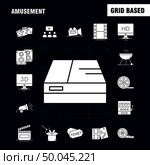 Amusement Solid Glyph Icon for Web, Print and Mobile UX/UI Kit. Such as: Entertainment, Movie, Oscar, Award, 3d, Display, Monitor, Preview, Pictogram Pack. - Vector. Стоковая иллюстрация, агентство Ingram Publishing / Фотобанк Лори