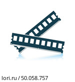 Computer memory icon. Shadow reflection design. Vector illustration. Стоковая иллюстрация, агентство Ingram Publishing / Фотобанк Лори
