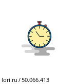 Flat Stop watch Icon. Vector. Стоковая иллюстрация, агентство Ingram Publishing / Фотобанк Лори