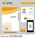 Locker Business Logo, File Cover Visiting Card and Mobile App Design. Vector Illustration. Стоковая иллюстрация, агентство Ingram Publishing / Фотобанк Лори