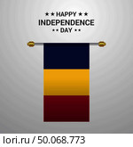 Chad Independence day hanging flag background. Стоковая иллюстрация, агентство Ingram Publishing / Фотобанк Лори