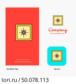 Locker  Company Logo App Icon and Splash Page Design. Creative Business App Design Elements. Стоковая иллюстрация, агентство Ingram Publishing / Фотобанк Лори