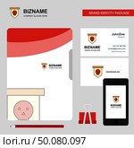 Skull flag Business Logo, File Cover Visiting Card and Mobile App Design. Vector Illustration. Стоковая иллюстрация, агентство Ingram Publishing / Фотобанк Лори