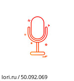 mike recorder sound voice icon vector design. Стоковая иллюстрация, агентство Ingram Publishing / Фотобанк Лори