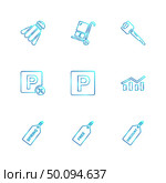 badminton , cart , key , paypal , shares , graph , tag , spring , free , discount , icon, icons, set, line, vector, business, sign, symbol, outline, Стоковая иллюстрация, агентство Ingram Publishing / Фотобанк Лори