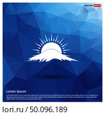 Sun Cloud Icon. Стоковая иллюстрация, агентство Ingram Publishing / Фотобанк Лори