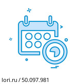 Calender icon design vector . Стоковая иллюстрация, агентство Ingram Publishing / Фотобанк Лори