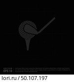 Golf Bat Icon. Стоковая иллюстрация, агентство Ingram Publishing / Фотобанк Лори