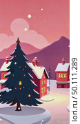 AI-generated The city is in winter, it is snowing, people are standing on the street, Christmas trees in the snow, New Year snowfall. Стоковое AI-видео, аниматор Spirit River / Фотобанк Лори