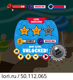 game ui menu application mobile app vector art. game ui menu application mobile app. Стоковая иллюстрация, агентство Ingram Publishing / Фотобанк Лори