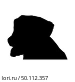 Labrador Dog Silhouette. Smooth Vector Illustration. Стоковая иллюстрация, агентство Ingram Publishing / Фотобанк Лори