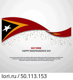 East Timor Happy independence day Background. Стоковая иллюстрация, агентство Ingram Publishing / Фотобанк Лори